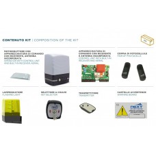 KIT AUTOMAZIONE CANCELLO SCORREVOLE 230V BASIC